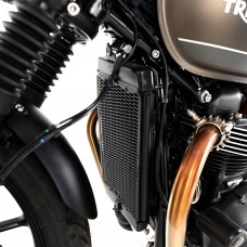 R&G Racing Pro Radiator Guard for the Triumph Thruxton 1200 / Bonneville T100 / Street Twin '16-23, Street Cup / Bonneville T100 '17-23, Speed Twin 1200 '19-21 and Speed Twin 900 '22-23 R&G Racing Pro Radiator Guard for the Triumph Thruxton 1200 / Bonneville T100 / Street Twin '16-23, Street Cup / Bonneville T100 '17-23, Speed Twin 1200 '19-21 and Speed Twin 900 '22-23
